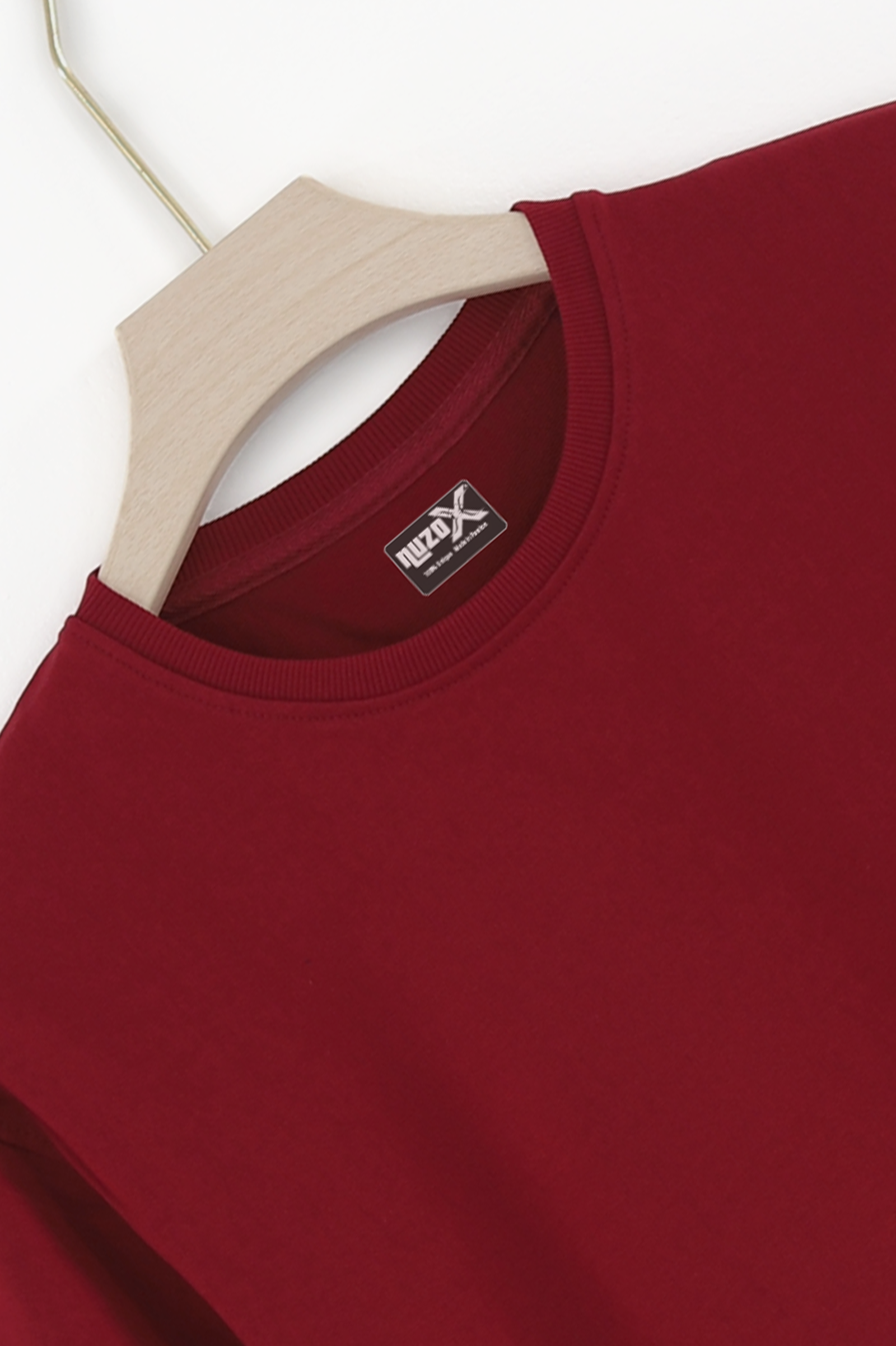 Oversized Unisex - French Terry Cotton(Maroon)